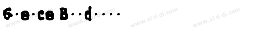 Glence Bold字体转换
